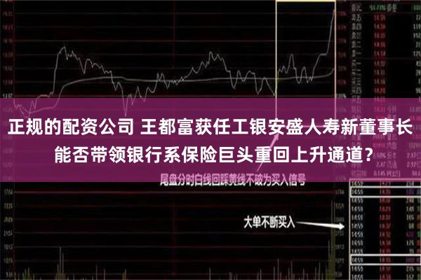 正规的配资公司 王都富获任工银安盛人寿新董事长 能否带领银行系保险巨头重回上升通道？